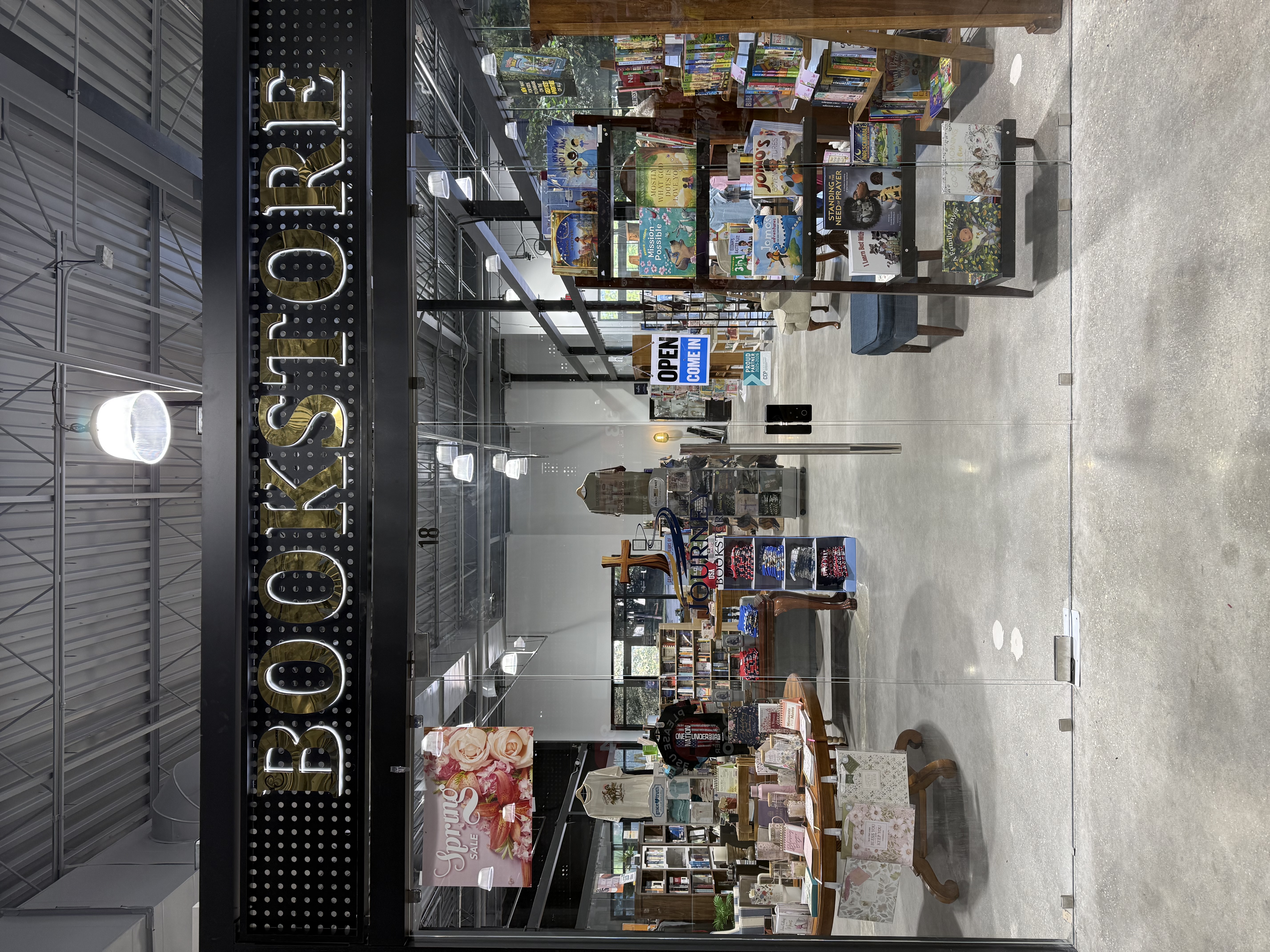 Our current bookstore entrance.